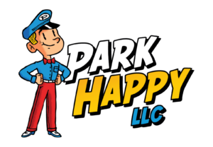 park happy logo evil corporation