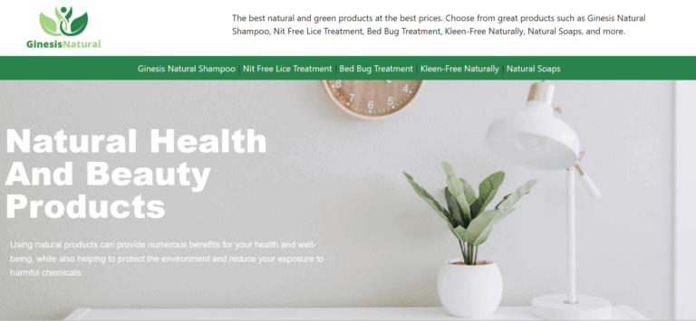 ginesis natural products evil corporations