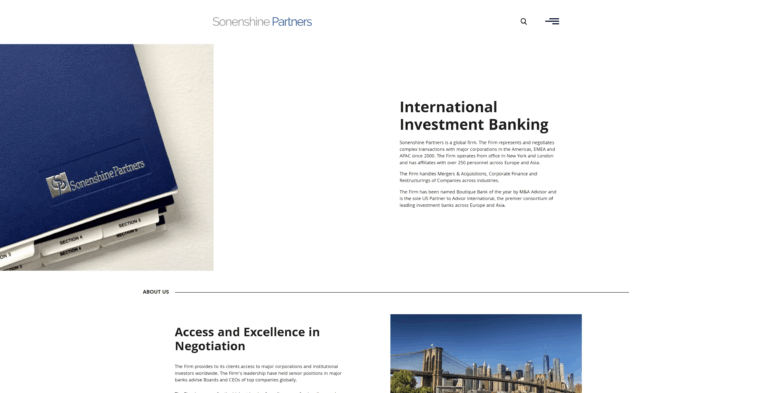 sonenshine partners evil corporations wallstreet