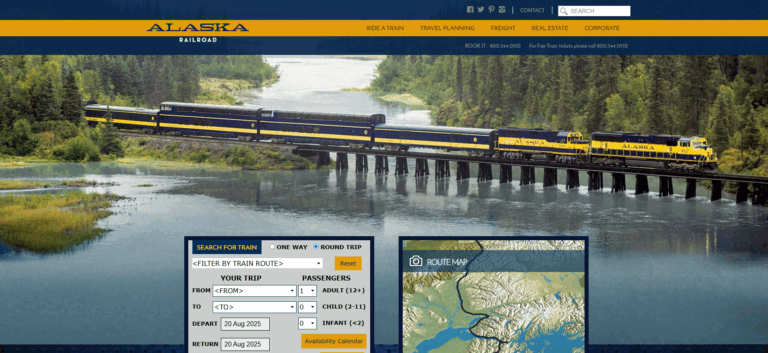 alaska railroad website
