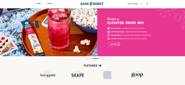 barebones venture broth deceptive protein website