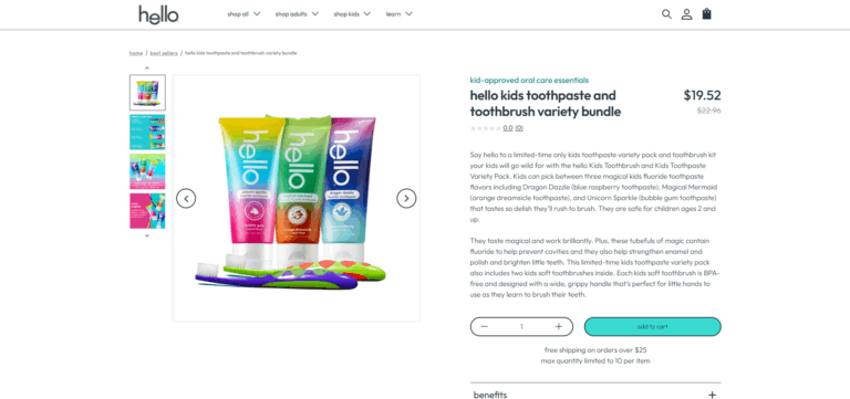 hello products toothpaste