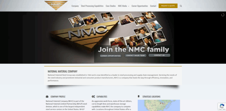 national material company nacme nmc website