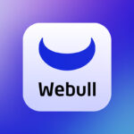 webull logo background finra