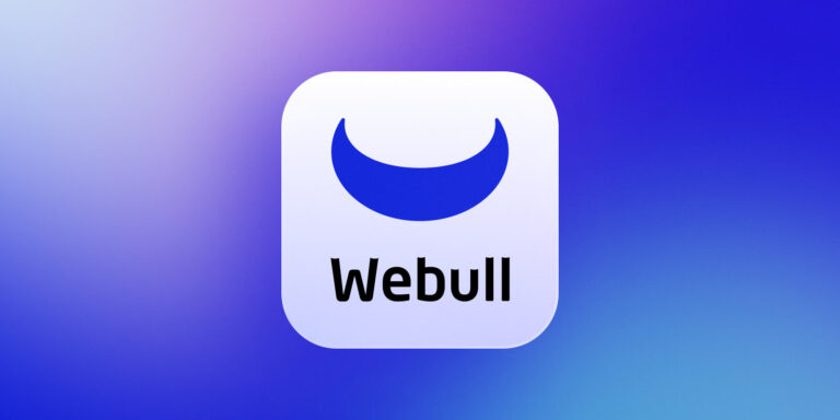 webull logo background finra