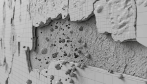 wireframe flaking wall lead paint
