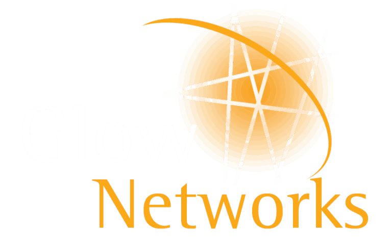 glow networks logo evil corporations