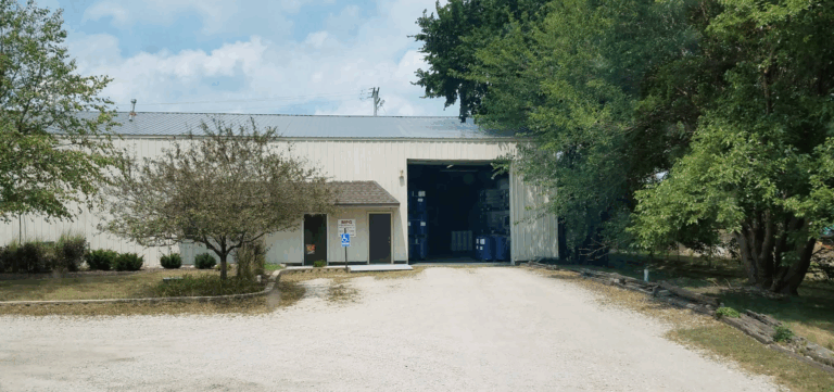 mpg industries evil corporations building front