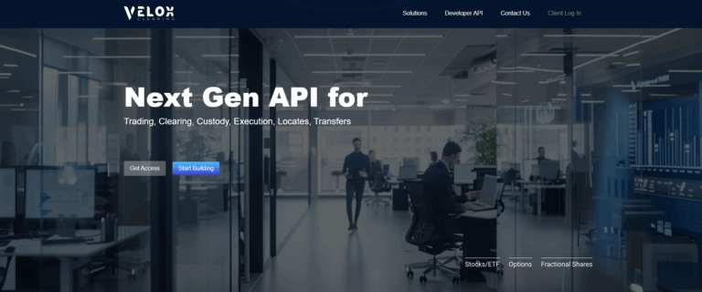 velox clearing website
