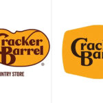 cracker barrel two logos old and new