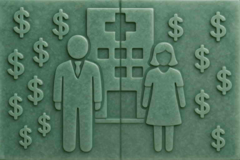 gender pay disparity in a hospital