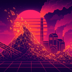 granite smashing quarry polluting our air synthwave