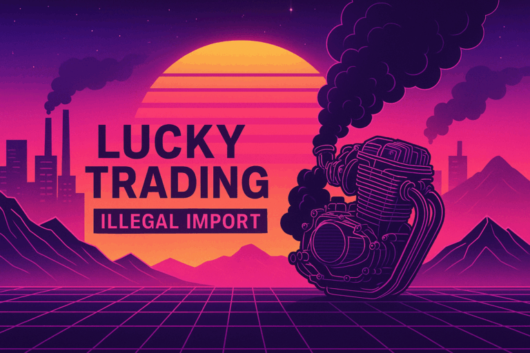 lucky trading company illegal bike engines