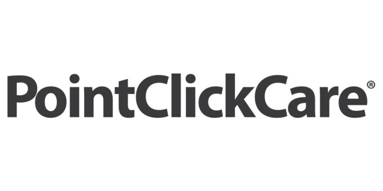 point click care logo black and white