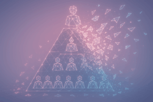 ponzi scheme wireframe i guess the colors are kind of fae like thats one way to describe it pyramid scheme