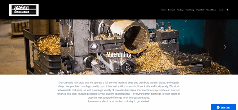spectrum machine inc ohio website