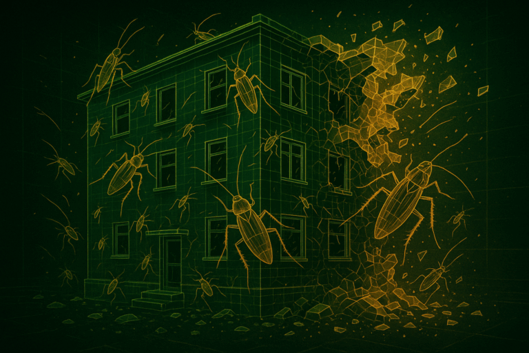 apartment complex cockroach