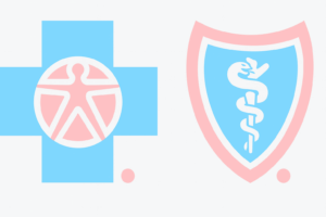 blue cross blue shield logo transgender colors