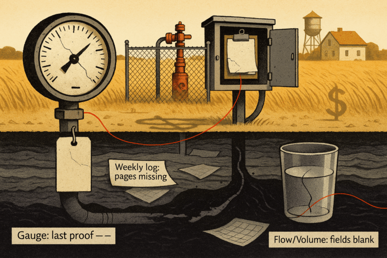 missing weekly log st claire flow volume blank no last proof gauge evil corporations illustration