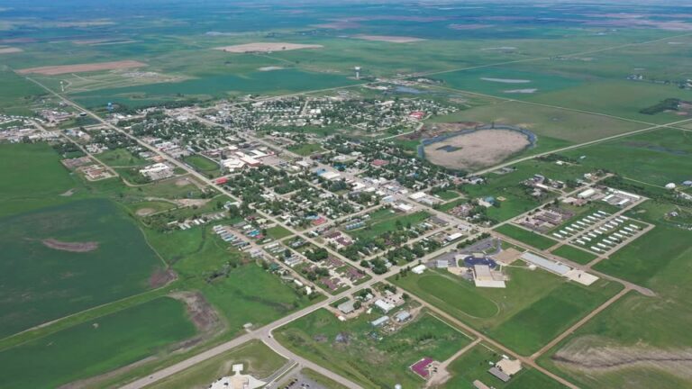 eagle butte south dakota aerial view