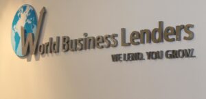 world business lenders signage