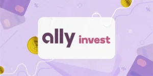 Ally Invest Securities Logo purple background
