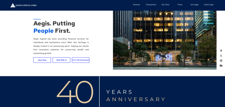 aegis capital corp website evil corporations