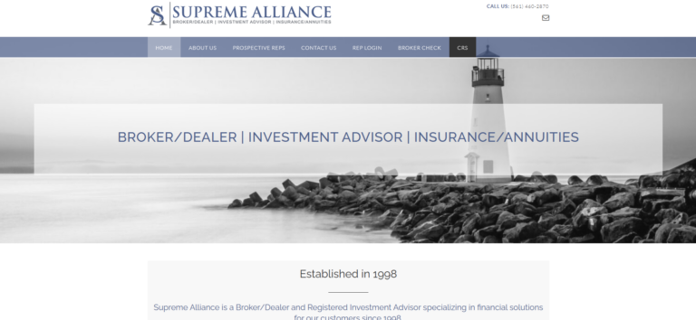 supreme alliance investment advisor finra