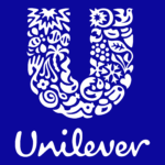 unilever logo evil corporations blue background