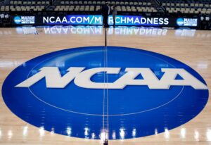 ncaa on basketball court