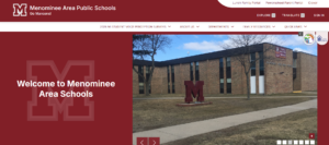menominee area public schools website