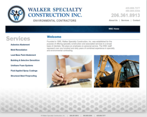 walker specialty construction website evil corporations