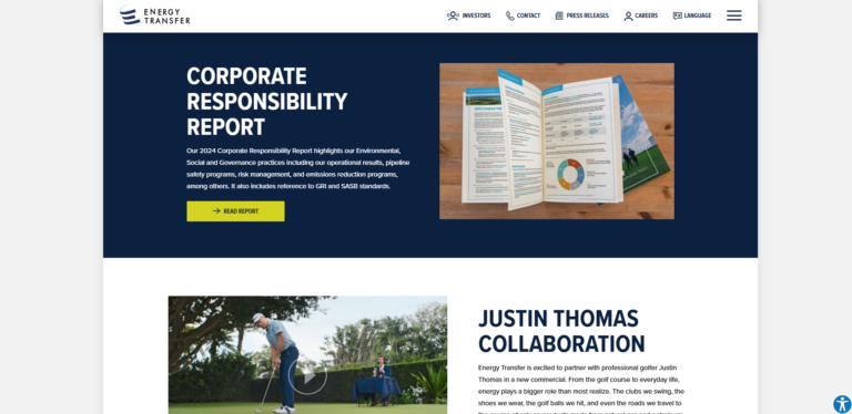 energy transfer website evil corporations