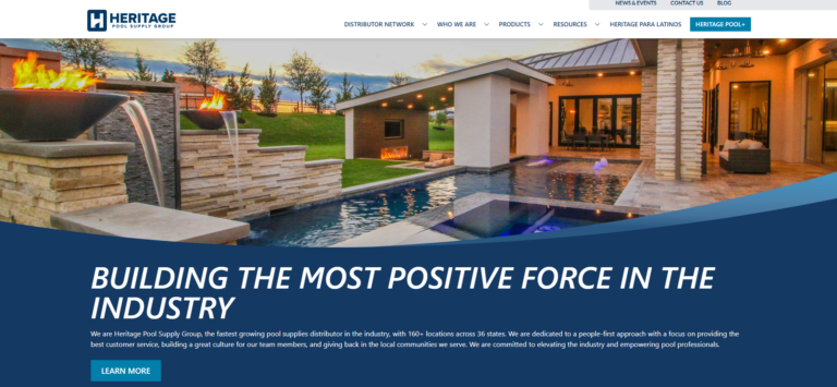hertage pool supply website evil corporations