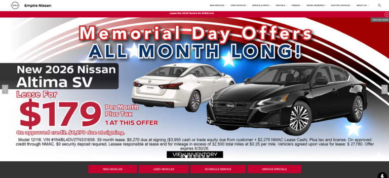 empire nissan website evil corporations