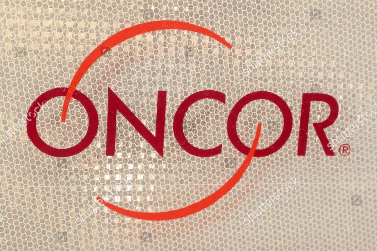 oncor electric delivery logo shutterstock hexagon bestagon evil corporations
