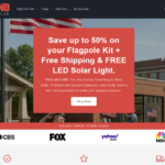 stand flag poles americana liberty