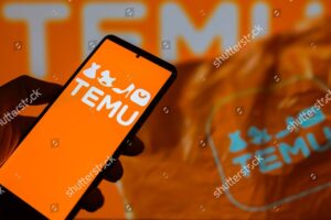 temu wallpaper logo evil corporations