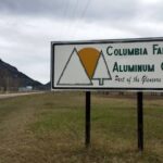 columbia falls sign logo