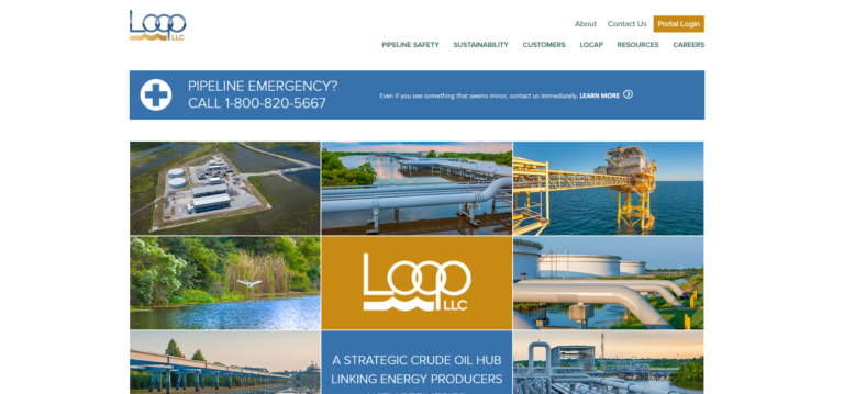loop llc oil pipeline louisiana offshore oil port website