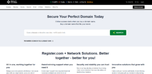 register.com evil corporations website