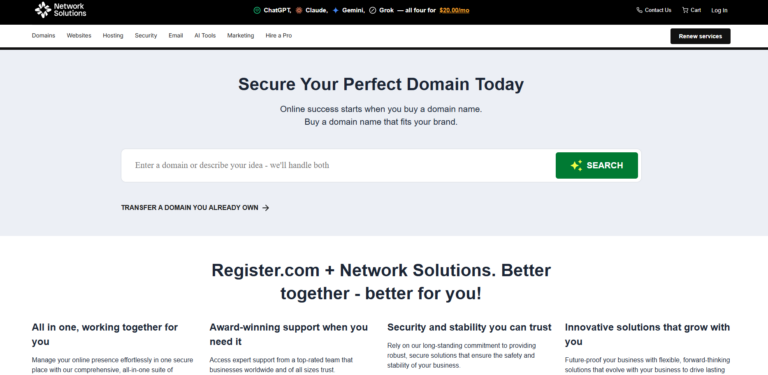 register.com evil corporations website