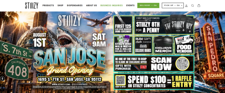 stiiizy website evil corporations marijuana