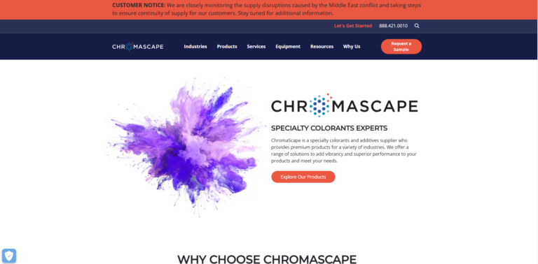 chromascape website evil corporations