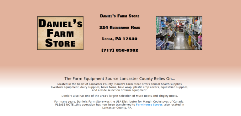daniel's farm store website evil corporations