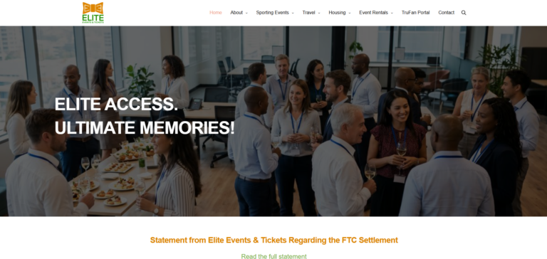 elite events tickets website evil corporations