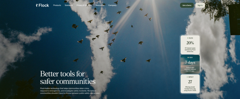 flock safety camera website evil corporations