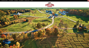 pineland farms logo evil corporations